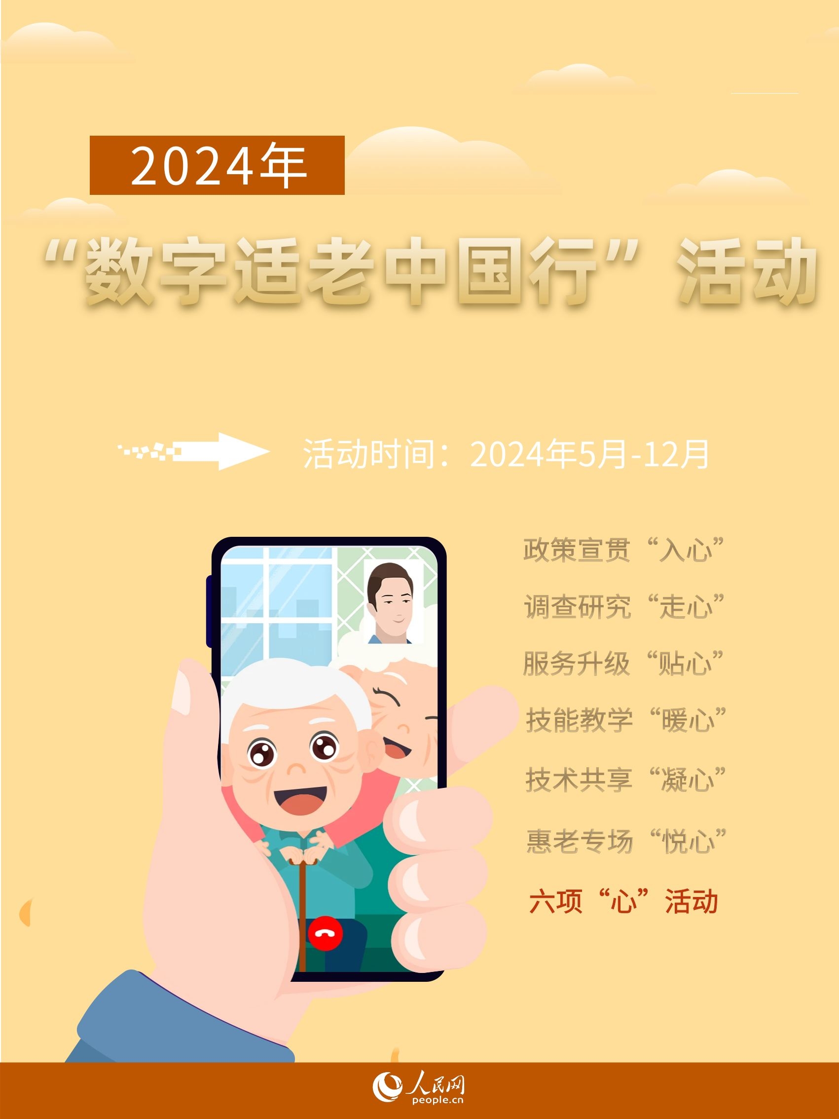 耀世：2024年“数字适老中国行”5月“走起”！开展6项“心”活动